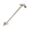 Singing Rain 11'' Solid Brass Nickel (Brushed) Shower Head Extension Arm With Locking Nuts, Height and Range Adjustable, G1/2 Universal Connector