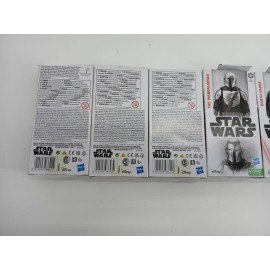 Hasbro (Lot Of 6) Starwars 6" Figures Vader Skywalker Stormtrooper BoKatan Manda Grogu*