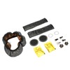 Bling Car Accessories Set Rhinestone Steering Wheel Cover Coaster Starter
