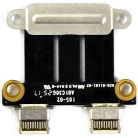 ICTION DC Jack Plug DC-IN Replacement Part 820-00484-02 for MacBook Pro Retina 13" 15" A1706 A1707 DC Jack Power Board Connector 2016 2017 Year