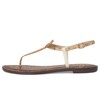 Sam Edelman Women's Gigi Flat Sandal, Cork/Python Multi, 8.5