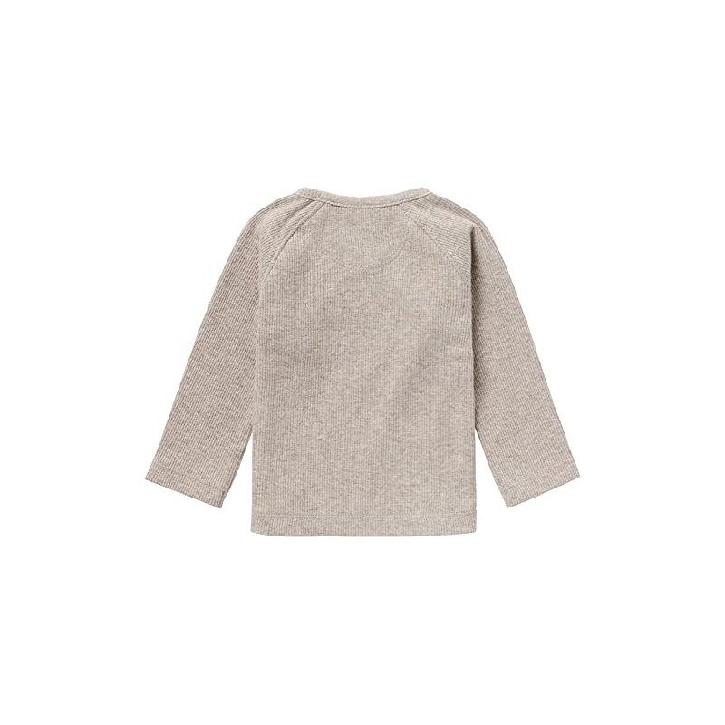 Noppies Unisex Baby U Tee Overlap LS Rib Nanyuki T-Shirt,