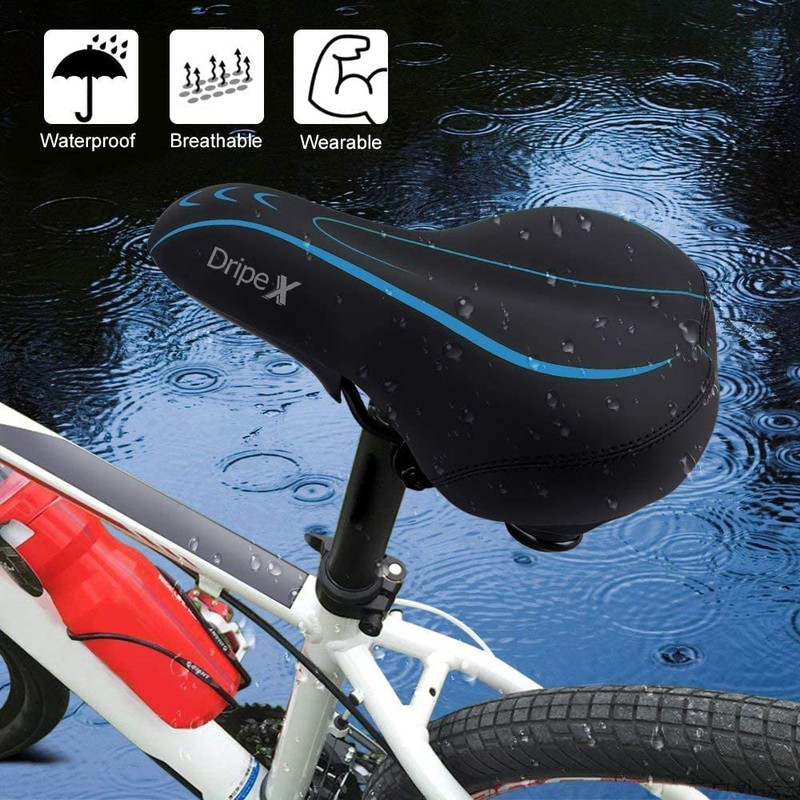 Dripex Bicycle Saddle Men Women Comfortable Soft Gel Bicycle Saddle