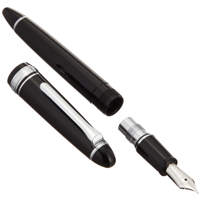 Sailor Fountain Pen Profitlite Silver Trim Black Fine Point 11-1039-220