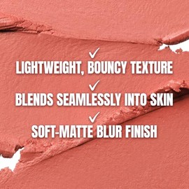 TFIT Fluffy Velvet Cushion Blush, Envase de Cushion, Textura Cremosa, Acabado Ligero y Aterciopelado, Maquillaje Coreano (B01 Charming Berry, 4g)     