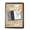 eco-eco A4 50% Recycled 60 Pocket Black Professional Business Display