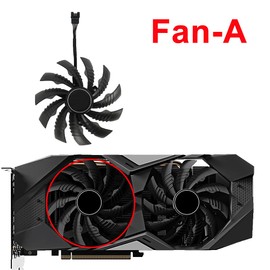 95MM PLD10010S12H GPU Replacement Cooling Fan for Gigabyte GTX 1650 GTX1660 Ti Video Card RTX 2060/2070 Graphics Card Fan (Fan-A)