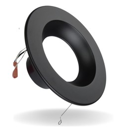 American Lighting ‎AD56-5CCT-BK;120 Volts, LED, 15 Watts, Advantage Select Dimmable Lighting Recessed Downlights; 5-CCT 2700K-5000K, 900Lm, 5/6 in.; 90CRI, Black for Commercial, Residential (1 Pack)