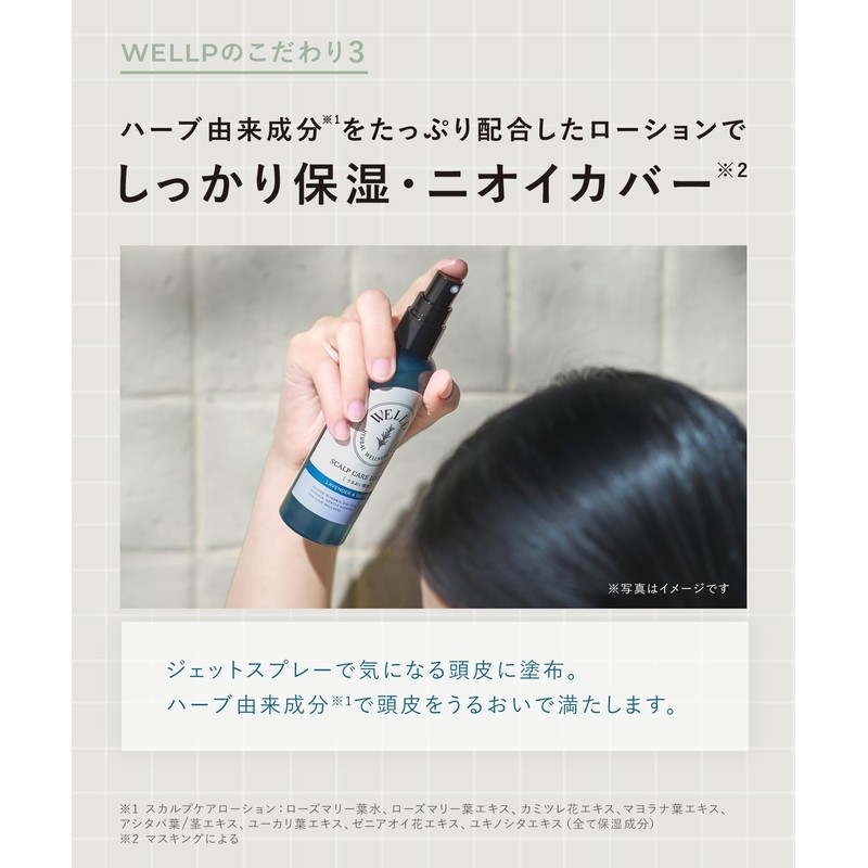 WELLP WELLP | Scalp Care Lotion 120ml Lavender & Geranium