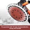 STEBRUAM 30 Pcs 225mm Sanding Discs Grit P150 10 hole