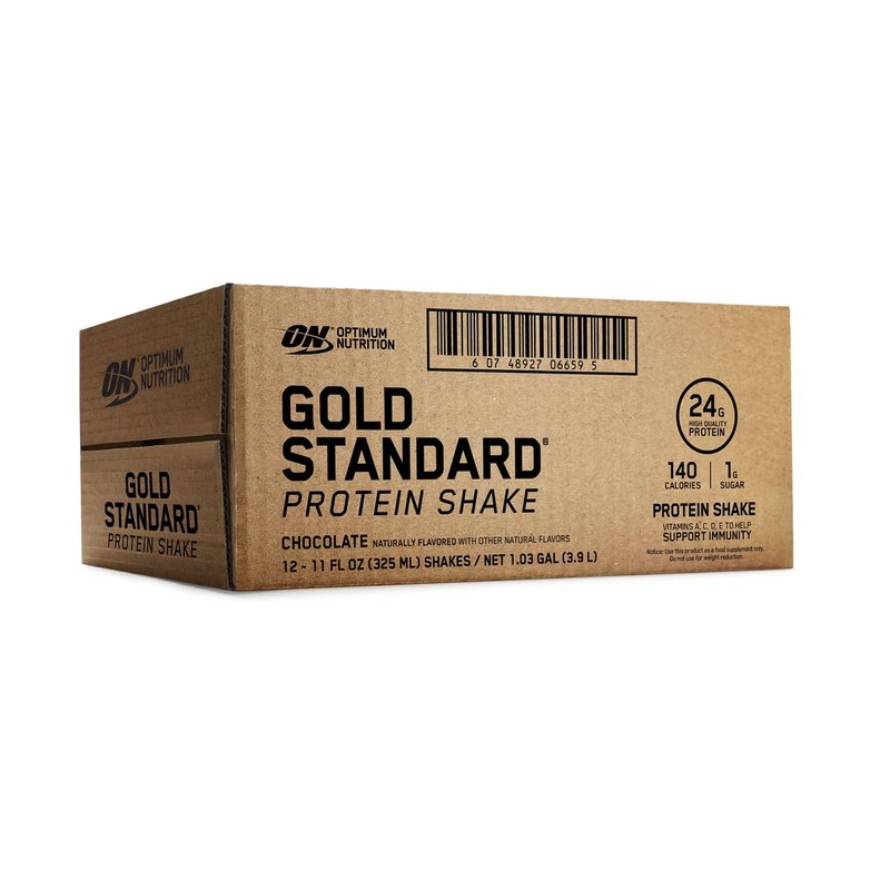 Optimum Nutrition Gold Standard Protein Shake, 24g Protein, Ready to