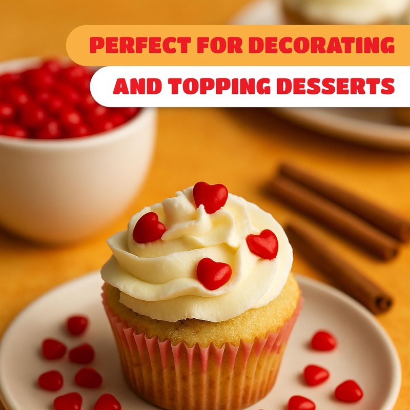 Cinnamon Imperial Hearts - 2 Pound Bulk Pack - Red