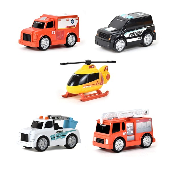 Sunny Days Entertainment Micro Mini City Vehicles – Rescue Toy