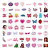 60 Pcs Y2k Stickers, Cute Girly Aesthetic Stickers, Pink Girly