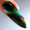 Parrot Polish "Bengal Cat Multichrome Magnetic Nail Polish, Green/Purple/Blue