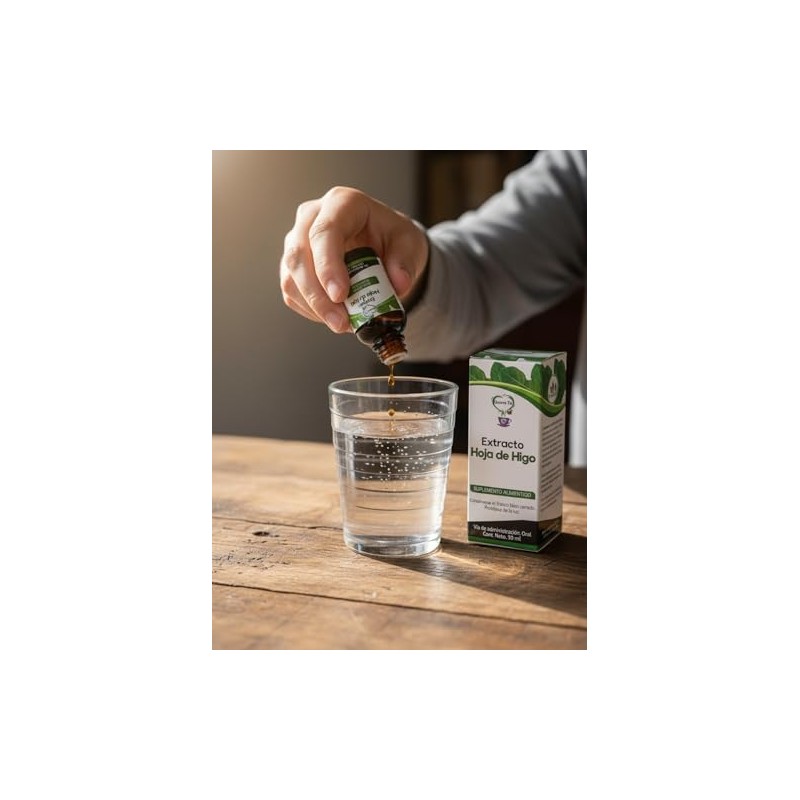 Extracto Hoja de Higo Suplemento Alimenticio, 30 ml | Vía