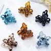 Outyua 6 Pack Small Butterfly Hair Clips Tortoise Shell Hair