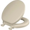 Mayfair Padded Toilet Seat, Cushioned Soft Vinyl over Wood Core