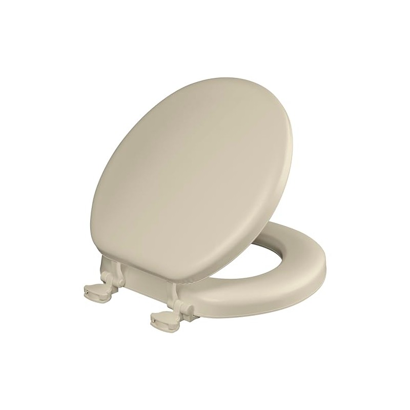Mayfair Padded Toilet Seat, Cushioned Soft Vinyl over Wood Core