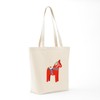 CafePress Swedish Dala Horse Tote Bag Reusable Natural Beige Canvas