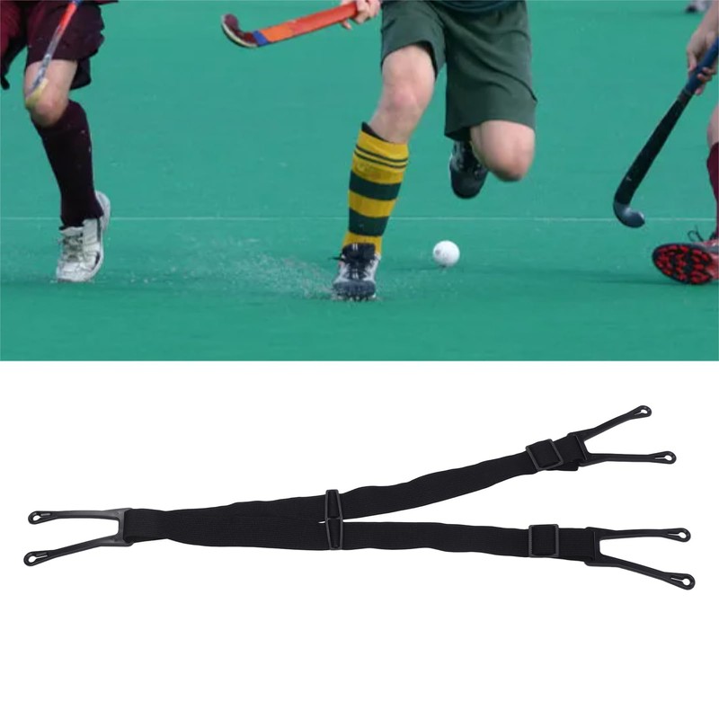 Brrnoo Adjustable Ice Hockey Suspenders with Wide Strap for Support,