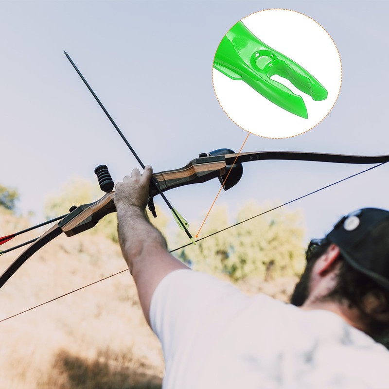 PATIKIL Archery Arrow Nocks 6.2mm 0.244", 60 Pack Insert Arrow
