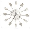 vidaXL Wall Clock with Spoon Fork Design Decorative Wall Clock