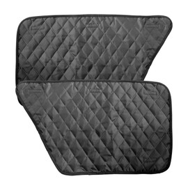 1 Pair Car Door Protector for Dogs, Waterproof & Anti-Slip Pet Car Door Covers, Black Vehicle Dog Car Window Protector Scratch Guard Accessories from Scratching (Oxford & PP)