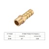 sourcing map Pack of 5 Brass Hose Connector Connector Adapter