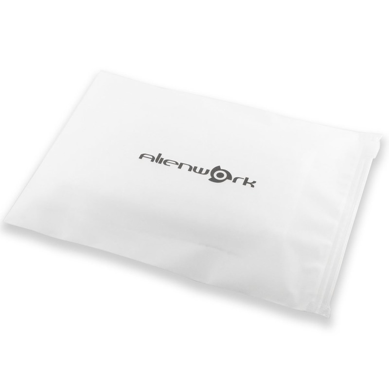 Alienwork Women's Watch, Mother of Pearl Dial, with Metal Mesh