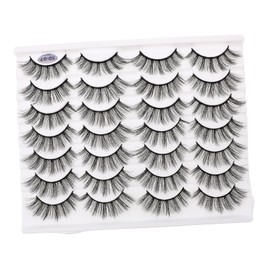 Natural False Eyelashes Handmade Polished Strip Lashes for Daily Makeup Comfortable Eye Catching Cosmetic Accessories