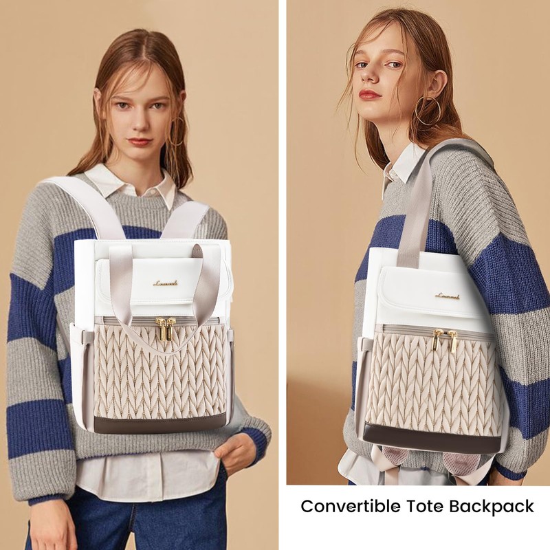 LOVEVOOK Backpack Purse for Women, Convertible Mini Backpacks Tote for