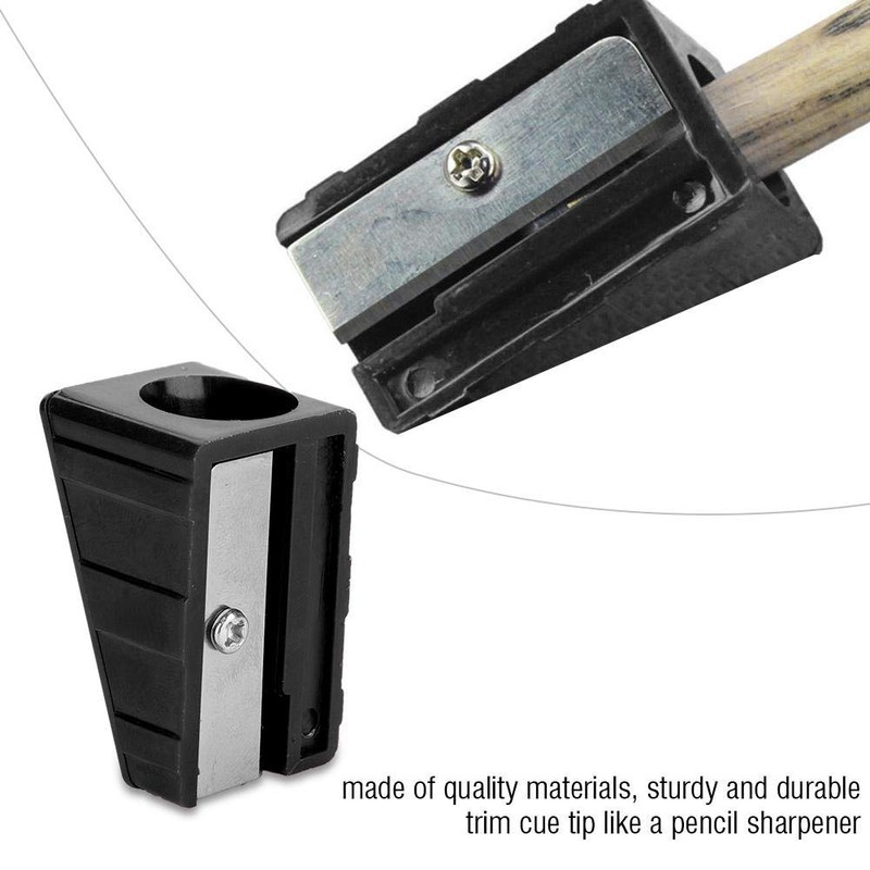 VGEBY Cue Tip Shaper, 3 Pieces Billiard Cue Tip Tool