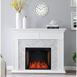 Seiko 16 Inch Cottage Wall Clock, White