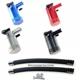 UPR Products BLUE Billet Catch Can Fits MOPAR 5.7  6.4 HEMI Fender Mount Technology 392