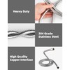 Hibbent 16mm (Outer)/10mm(Inner) Large Bore Shower Hose 1.75m -Supper Low
