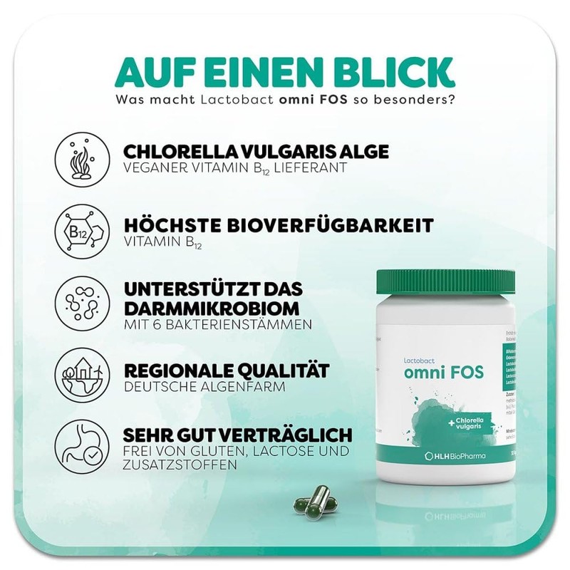 Lactobact Omni FOS magensaftresistente Kapseln
