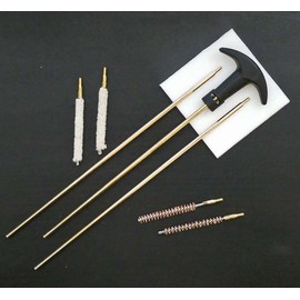 fritz-cell Weapons Cleaning Set (8 Pieces) Cal .177 4.5 mm and Cal.22 5.5 mm Cleaning Set, Air Rifle, Air Gun, Weapon Care Set, Weapon Cleaning Rod