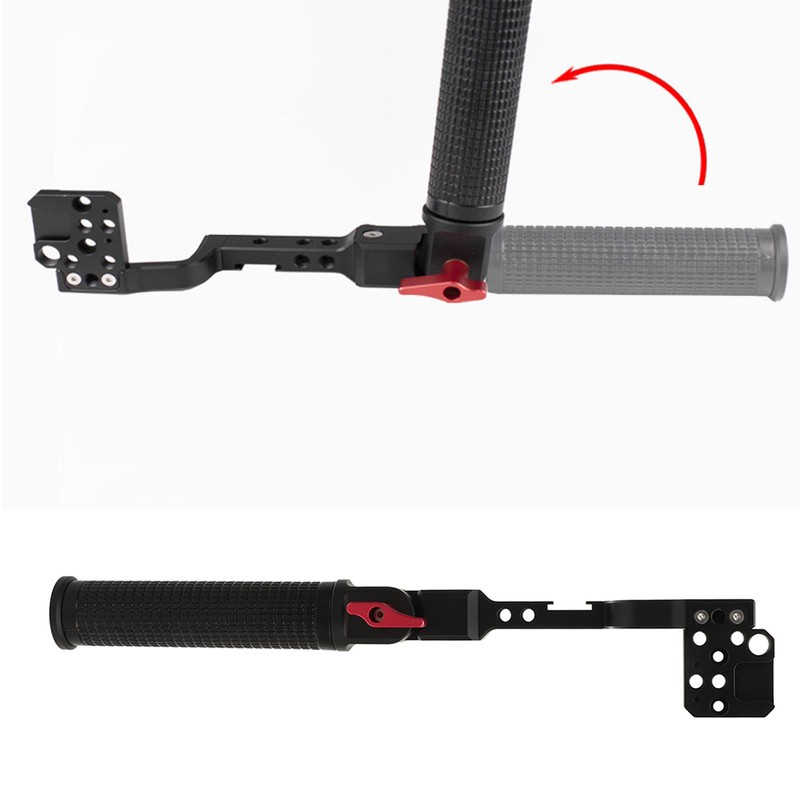 Camera Stabilizer Handlegrip Adjustable 180 Degrees Angle Aluminium Alloy Anti