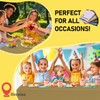 Hereisa Gold Plastic Tablecloths 2 Pack Solid Disposable Table Covers