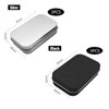 Small tins,Rectangular Tins Metal Container Empty Hinged Portable Storage Box,Organizer