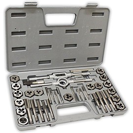 QUIX 40 Piece Tap & Die Set | Alloy Steel Construction | Precision Engineered for Accurate Threading | Comprehensive MM & SAE Sizes | Carrying Case | Ideal for Professional & DIY Use