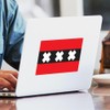 CafePress Amsterdam Flag Rectangle Sticker Rectangle Bumper Sticker Car Decal