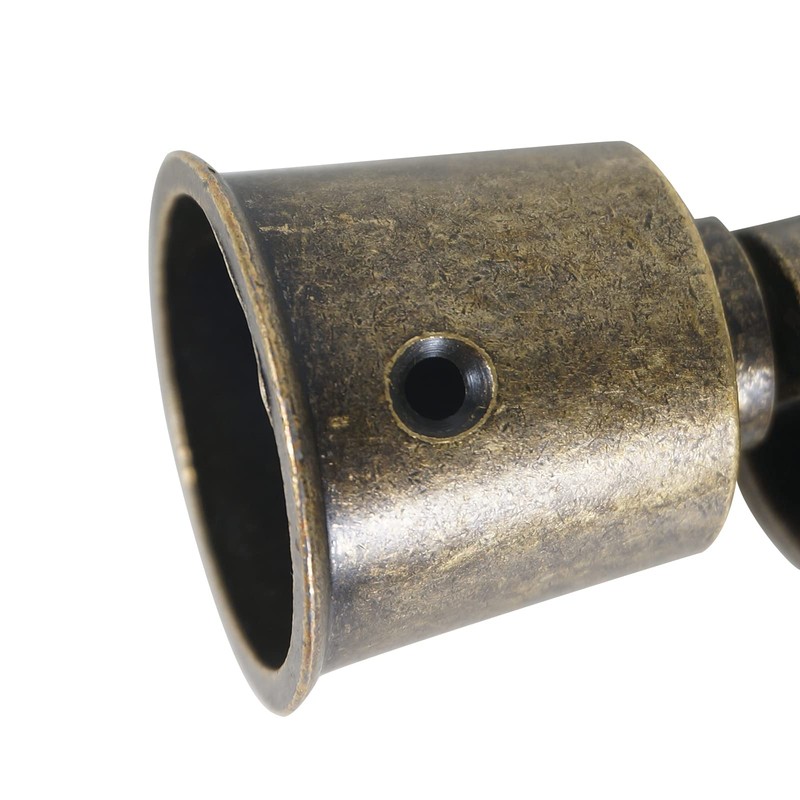 MACHSWON Polished Antique Cup Type Casters Solid Brass High Load