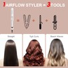 OBEST Smooth Hair Plate, 2-in-1 Negative Lon Roller, with Fan