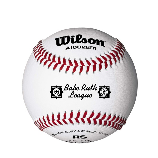 Wilson Youth League and Tournament Baseballs, A1082, RS, Babe Ruth,