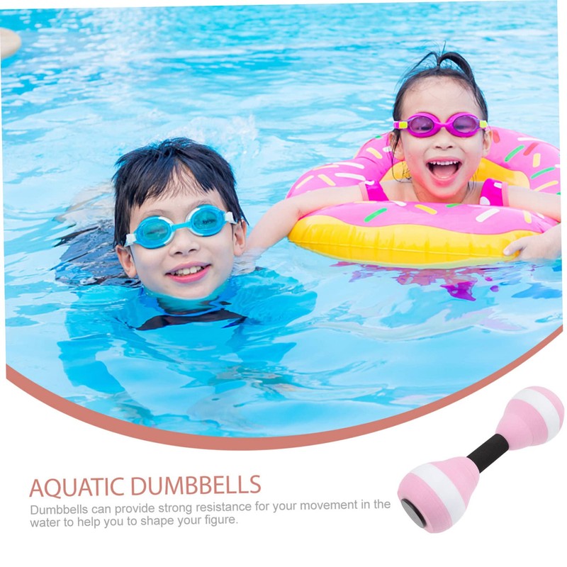 iplusmile Aquatic Dumbbells for Water Aerobics Floating Foam Dumbbells for