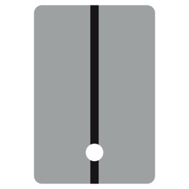 Colad Color Accuracy Matching Spray Out Metal Sample Cards with Black Strip for Coverage Test for Automotive Refinishing(25, Light Gray)