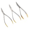3pcs Dental Residual Teeth Fragments Extraction Pliers Stainless Steel Residual