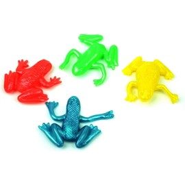 12Pk Multicolour Stretchy Frogs Creatures Animal Party Bag Fillers for Kids Unisex | Strechy Man| Kids Party Bags Fillers| Sticky Classroom Gifts Lucky Dip Prizes Toys Childrens Party Bag Fillers